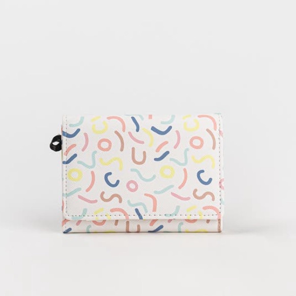 BNWT Todomoda Abstract Patterned Wallet